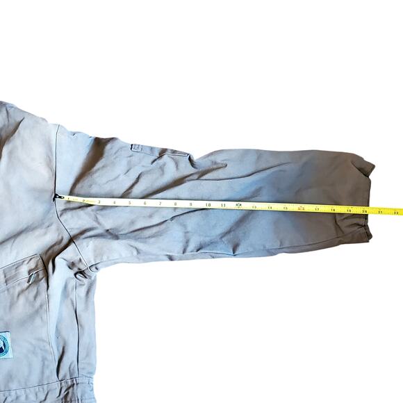 Bernie Men's Bercowear Beige Insulated Coveralls X-Large Short 48-50 Made In USA - Picture 8 of 9